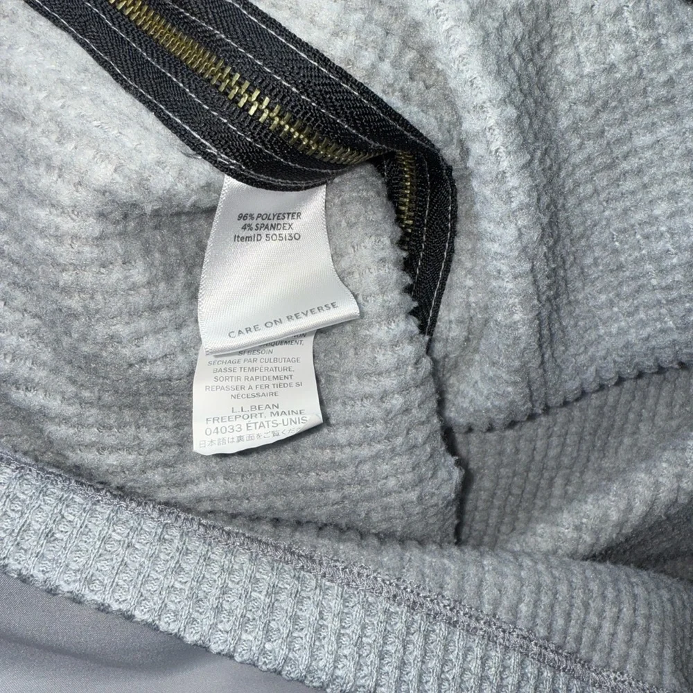 L.L. Bean waffle mock pullover sweater - Picture 4 of 8